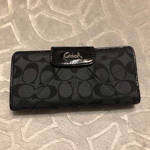 Black Coach Wallet